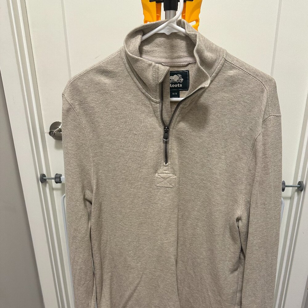 Roots beige 1/4 zip